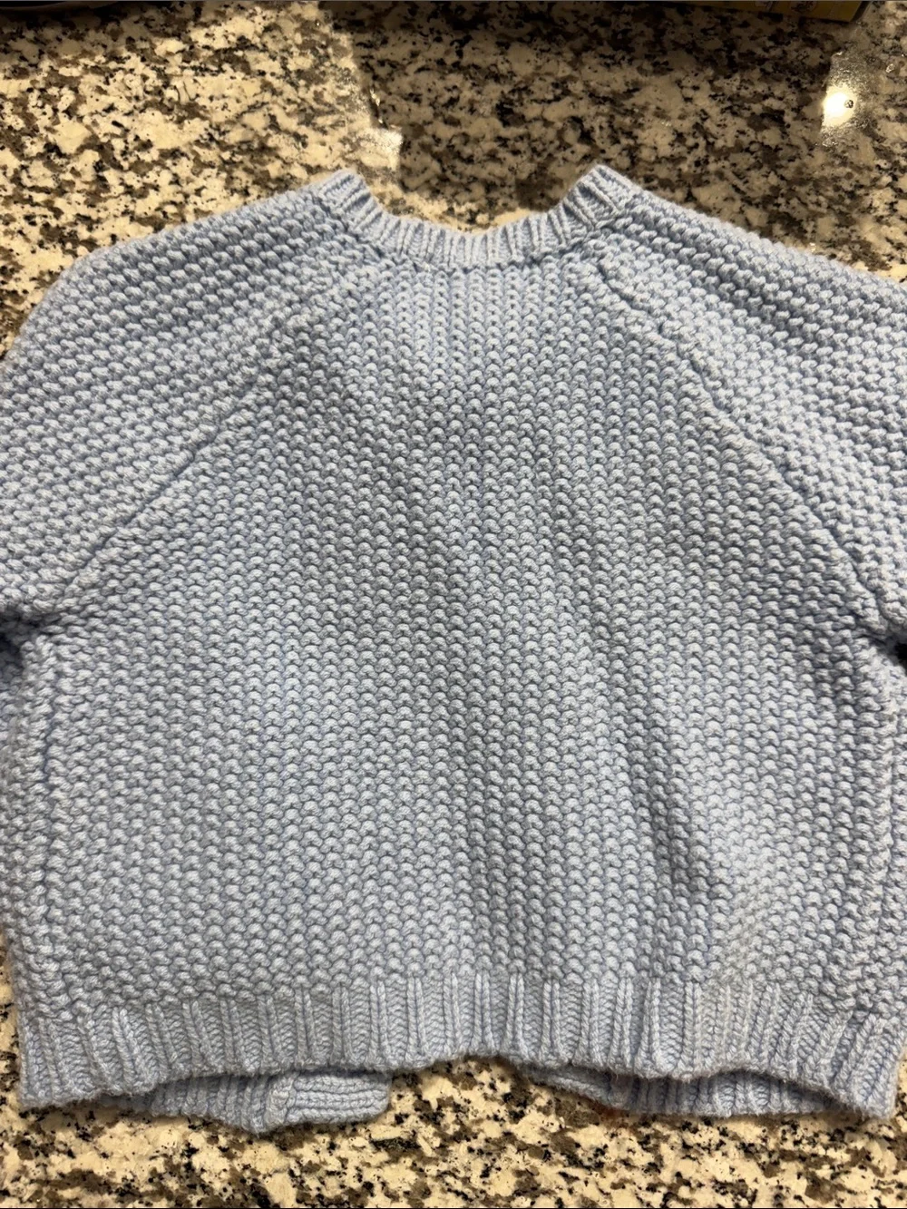 The Children's Place Baby Blue Knit Button-Up Cardigan